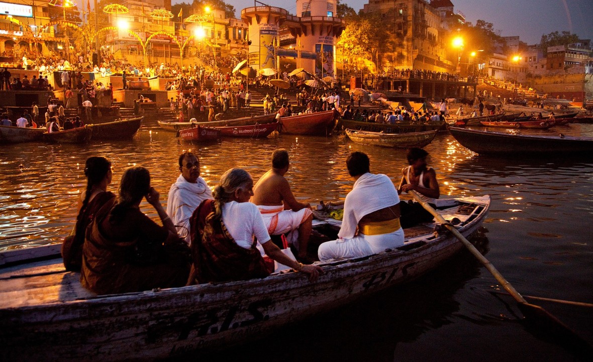 Celebraciones Diwali en el rio