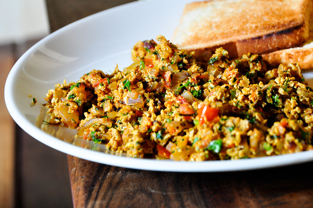 Spicy egg bhurji 