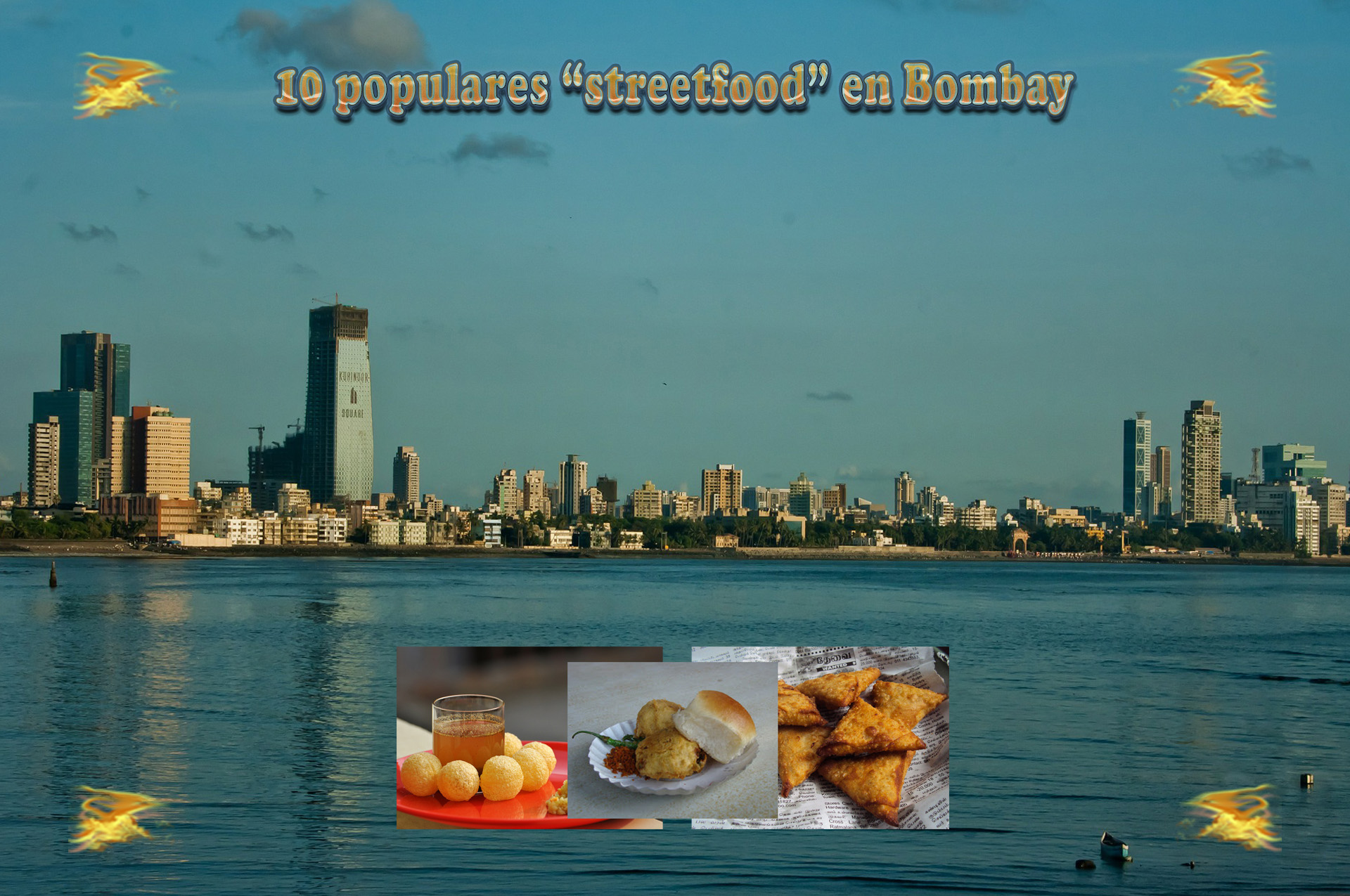 10 populares streetfood en Bombay