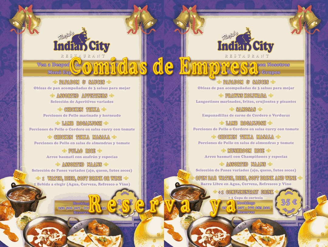 Comidas de Empresa en RajusIndianCity