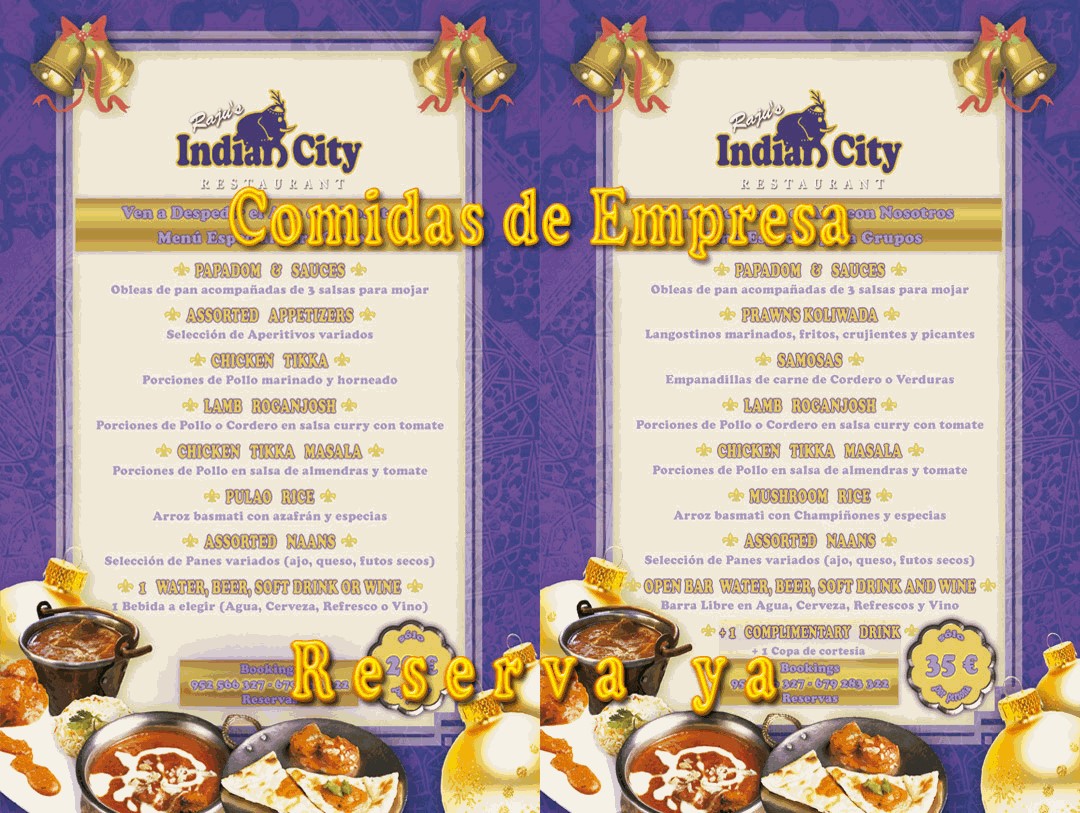 Comidas de Empresa en RajusIndianCity